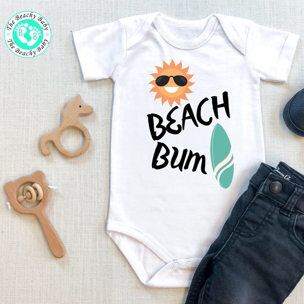Beach Bum Baby Onesie- Unisex Infant Bodysuit